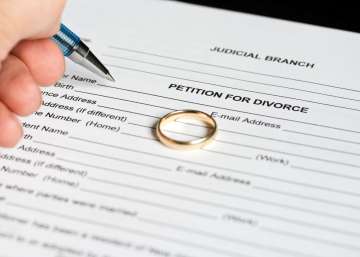 A petition for divorce.